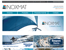 Tablet Screenshot of inox-mat.com